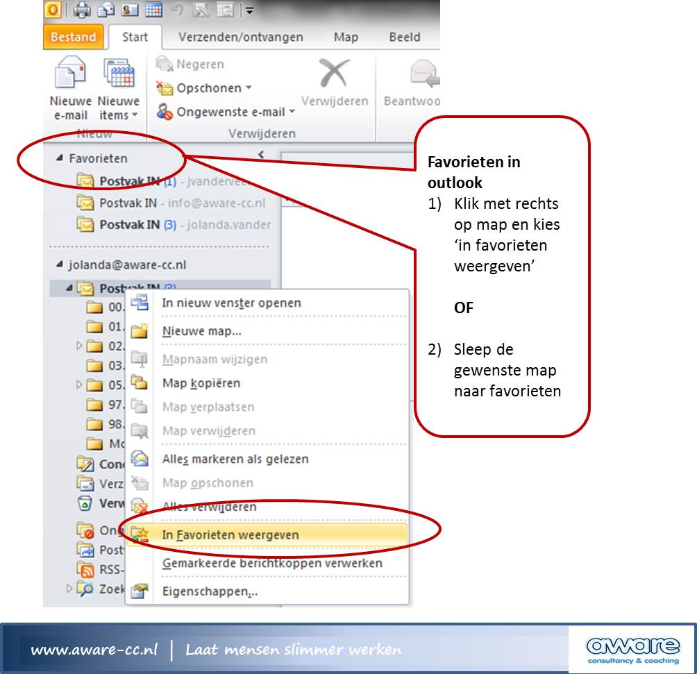 Favorieten In Outlook E mail Mappen Slimmer Werken Doe Je Zo Favorieten In Outlook E mail Mappen Slimmer Werken Doe Je Zo